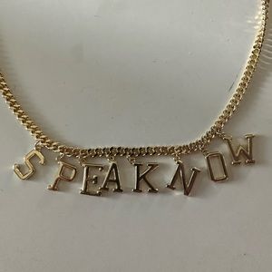 taylor swift speak now necklace